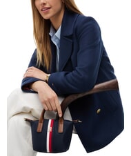 TOMMY HILFIGER POPETTE Bolso peque&ntilde;o con correa para el hombro. espacio azul - Bolsos Mujer - 2