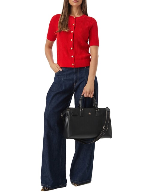 TH JOY Bolso de mano con correa para el hombro. negro - Bolsos Mujer