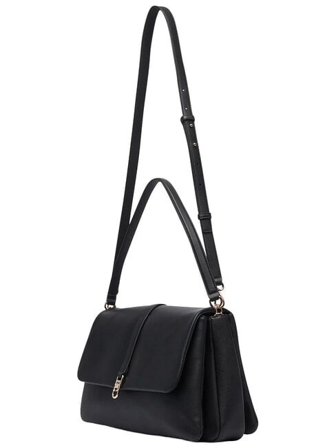 TH LIBRE Bolso de hombro grande con correa para el hombro. negro - Bolsos Mujer