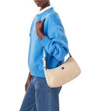 TOMMY HILFIGER TJW DAILY ELEVATED Bolso de hombro arcilla blanca - Bolsos Mujer - 2
