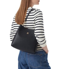 TOMMY HILFIGER TH ICON Bolso de hombro espacio azul - Bolsos Mujer - 2