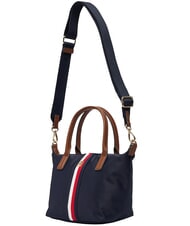 TOMMY HILFIGER POPETTE Bolso de mano con correa para el hombro espacio azul - Bolsos Mujer - 3