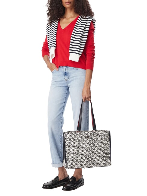 TH JACQUARD Bolso de hombro espacio azul - Bolsos Mujer