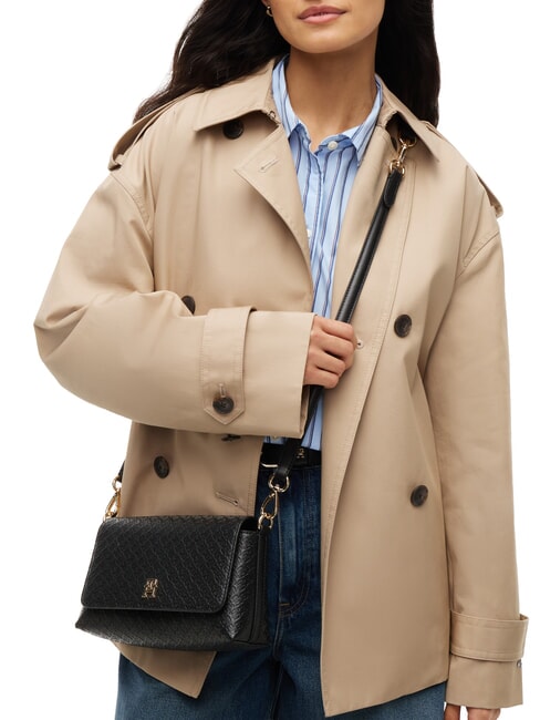 TH ICON Minibolso de hombro negro - Bolsos Mujer