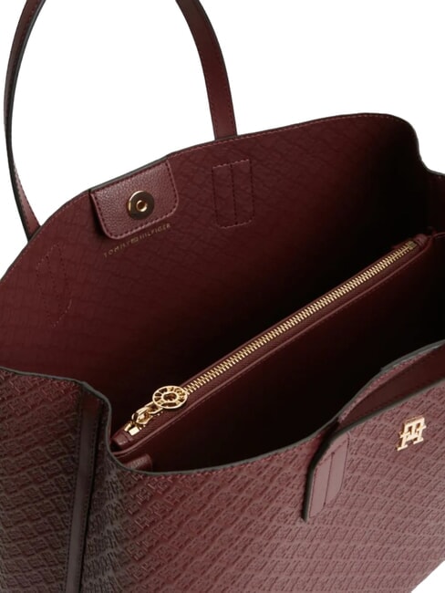 TH ICON Bolso de mano con correa para el hombro. sangre de buey - Bolsos Mujer