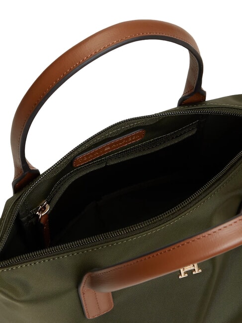 POPETTE Bolso de mano con bandolera aceituna oscura - Bolsos Mujer