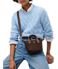 TOMMY HILFIGER POPETTE Bolso de mano con correa para el hombro y logo. fondant marr&oacute;n - Bolsos Mujer - 2