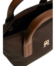TOMMY HILFIGER POPETTE Bolso de mano con correa para el hombro y logo. fondant marr&oacute;n - Bolsos Mujer - 4
