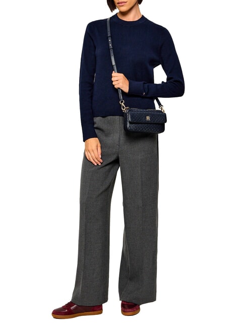 TH ICON Minibolso de hombro espacio azul - Bolsos Mujer