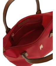 TOMMY HILFIGER POPETTE Bolso de mano con bandolera rojo oto&ntilde;al - Bolsos Mujer - 4
