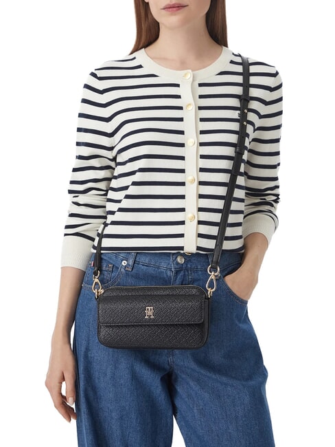TH ICON Minibolso de hombro negro - Bolsos Mujer