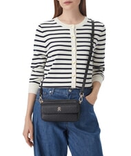 TOMMY HILFIGER TH ICON Minibolso de hombro negro - Bolsos Mujer - 2