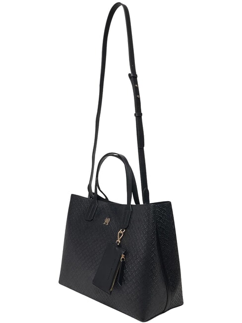 TH ICON Bolso de mano con correa para el hombro. negro - Bolsos Mujer