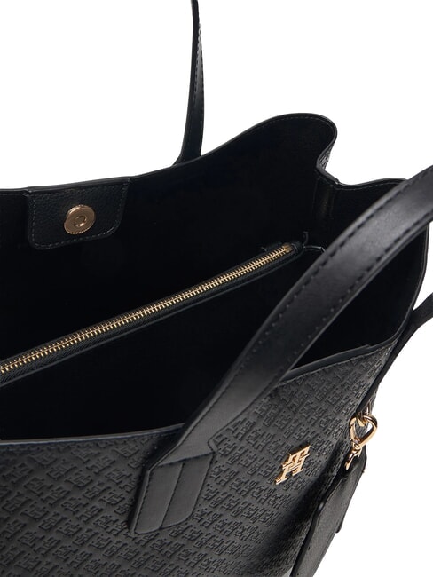 TH ICON Bolso de mano con correa para el hombro. negro - Bolsos Mujer