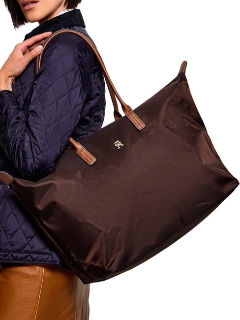 POPETTE Bolso de hombro maxi fondant marr&oacute;n - Bolsos Mujer
