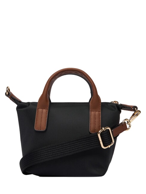 POPETTE Bolso de mano con correa para el hombro y logo. negro - Bolsos Mujer