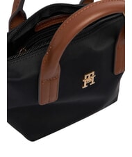 TOMMY HILFIGER POPETTE Bolso de mano con correa para el hombro y logo. negro - Bolsos Mujer - 4
