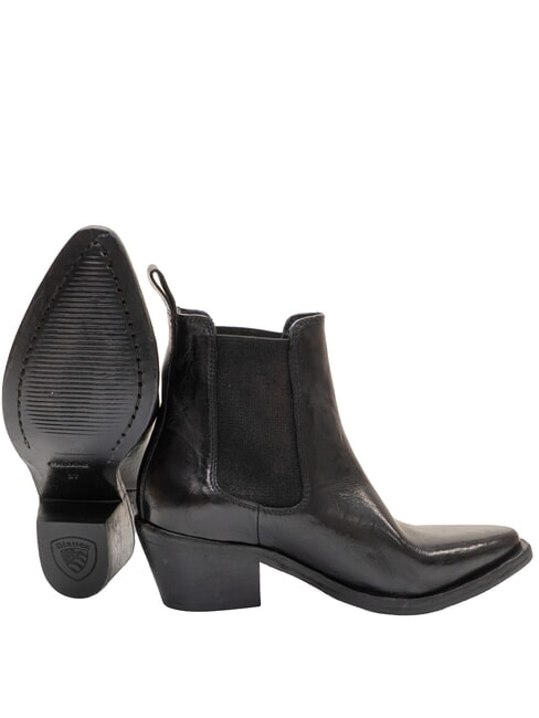ALICE Botines de piel NEGRO - Zapatos Mujer