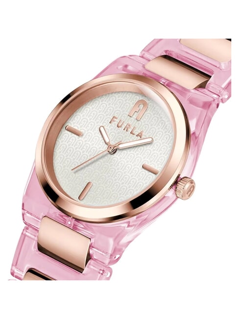 TEMPO MINI Reloj de moda blanco y rosa - Relojes