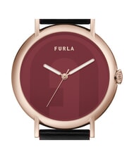 FURLA EASY SHAPE Reloj de moda negro/rojo - Relojes - 2