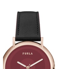 FURLA EASY SHAPE Reloj de moda negro/rojo - Relojes - 3