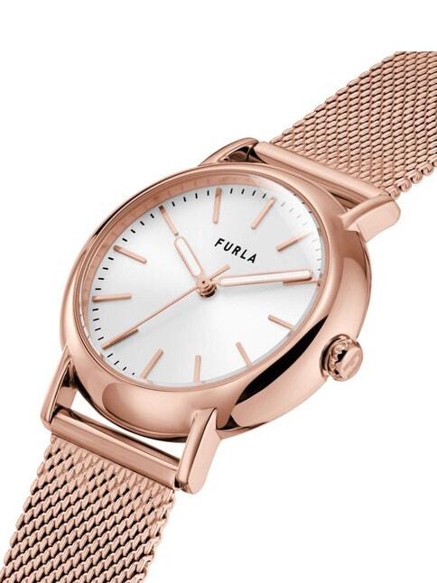 EASY SHAPE Reloj de moda blanco y rosa - Relojes