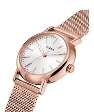 FURLA EASY SHAPE Reloj de moda blanco y rosa - Relojes - 2