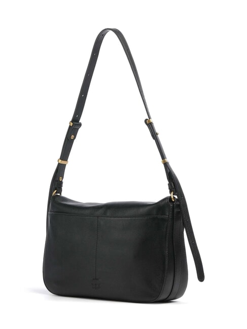 LOVE SATCHEL Bolso de hombro negro-oro antiguo - Bolsos Mujer