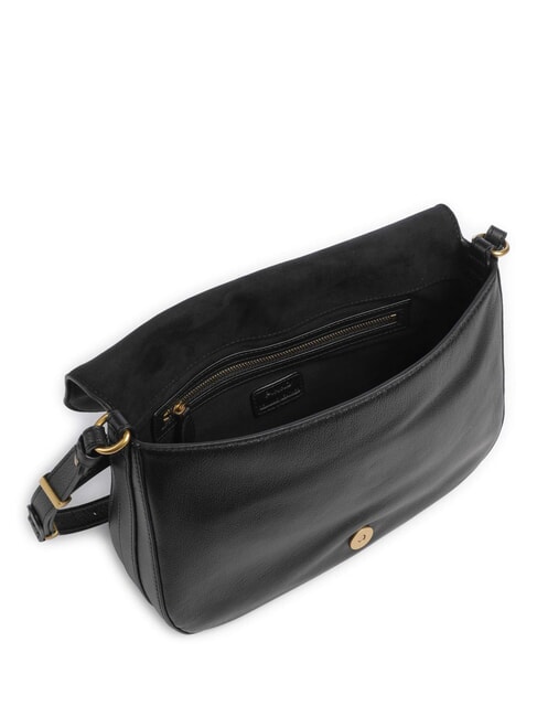 LOVE SATCHEL Bolso de hombro negro-oro antiguo - Bolsos Mujer