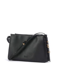 PINKO LOVE ONE MINI Minibolso de hombro negro-oro antiguo - Bolsos Mujer - 2
