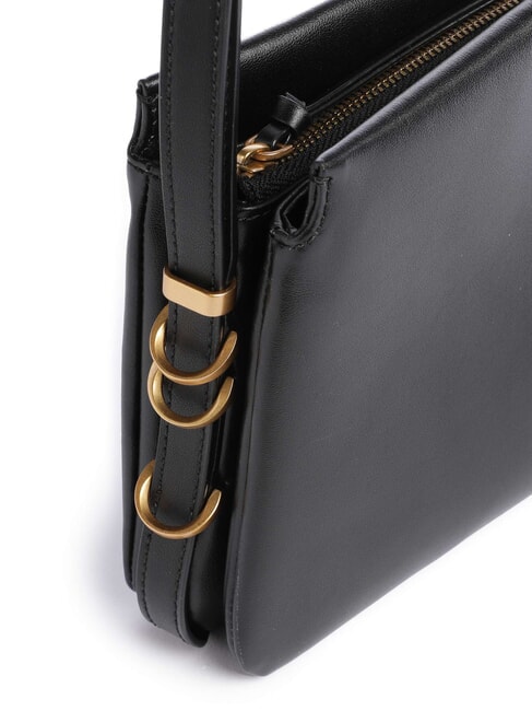 LOVE ONE MINI Minibolso de hombro negro-oro antiguo - Bolsos Mujer