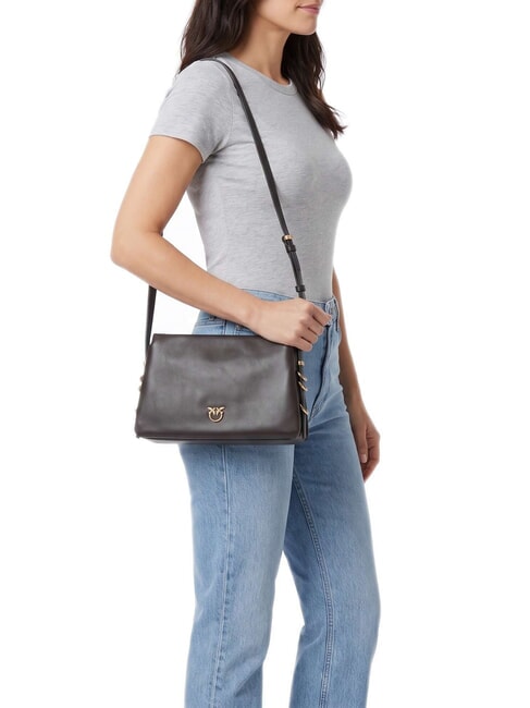 LOVE ONE MINI Minibolso de hombro marr&oacute;n marrasca-oro antiguo - Bolsos Mujer