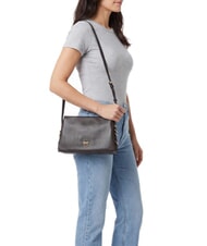 PINKO LOVE ONE MINI Minibolso de hombro marr&oacute;n marrasca-oro antiguo - Bolsos Mujer - 2