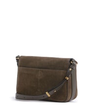 PINKO LOVE SATCHEL Minibolso de hombro, de piel. verde oliva oscuro-oro antiguo - Bolsos Mujer - 3