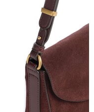 PINKO LOVE SATCHEL Minibolso de hombro, de piel. Borgo&ntilde;a-oro antiguo - Bolsos Mujer - 3