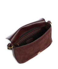 PINKO LOVE SATCHEL Minibolso de hombro, de piel. Borgo&ntilde;a-oro antiguo - Bolsos Mujer - 4