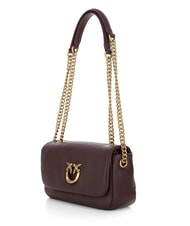 PINKO CLICK SOFT Minibolso de hombro / bolso cruzado marr&oacute;n oscuro-oro antiguo - Bolsos Mujer - 2