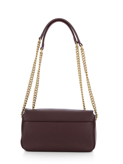 CLICK SOFT Minibolso de hombro / bolso cruzado marr&oacute;n oscuro-oro antiguo - Bolsos Mujer