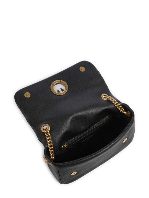 CLICK SOFT Minibolso de hombro / bolso cruzado negro-oro antiguo - Bolsos Mujer