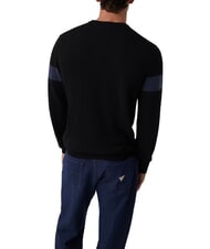 GUESS MARK LOGO JACQUARD Camiseta con logo triangular jetbla - Su&eacute;teres de los hombres - 2