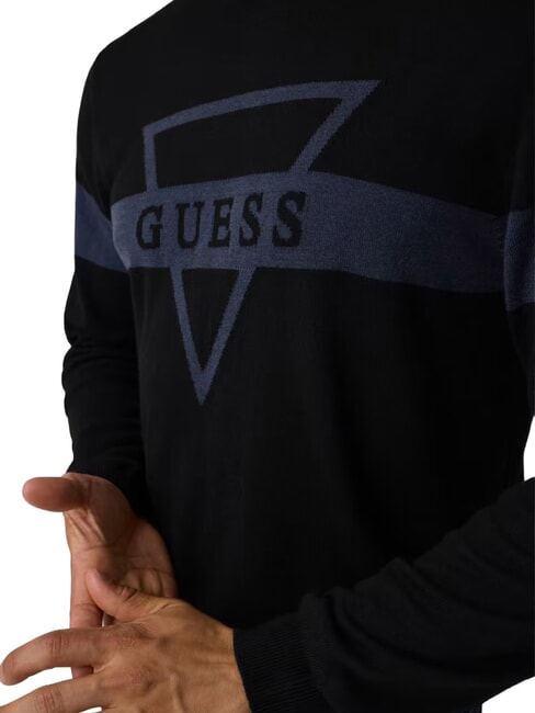 MARK LOGO JACQUARD Camiseta con logo triangular jetbla - Su&eacute;teres de los hombres