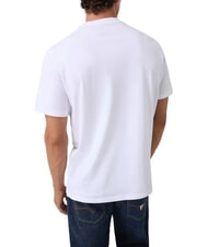 GUESS BOX LOGO EMBOSSED Camiseta con logo bordado purwhite - camiseta - 2