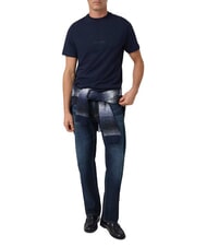 GUESS BOX LOGO EMBOSSED Camiseta con logo bordado smartblue - camiseta - 3
