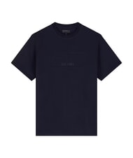 GUESS BOX LOGO EMBOSSED Camiseta con logo bordado smartblue - camiseta - 4