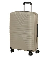 AMERICAN TOURISTER FLYTWIST  Carro mediano, expandible arenisca - Trolley R&iacute;gidos - 3