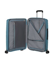 AMERICAN TOURISTER FLYTWIST  Carro mediano, expandible tormenta azul - Trolley R&iacute;gidos - 2