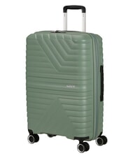 AMERICAN TOURISTER FLYTWIST  Carro mediano, expandible verde bot&aacute;nico - Trolley R&iacute;gidos - 3