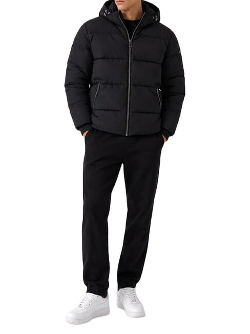 STRETCH PUFFA Chaqueta de plumas con capucha jetbla - Chaquetas de plumas para hombre