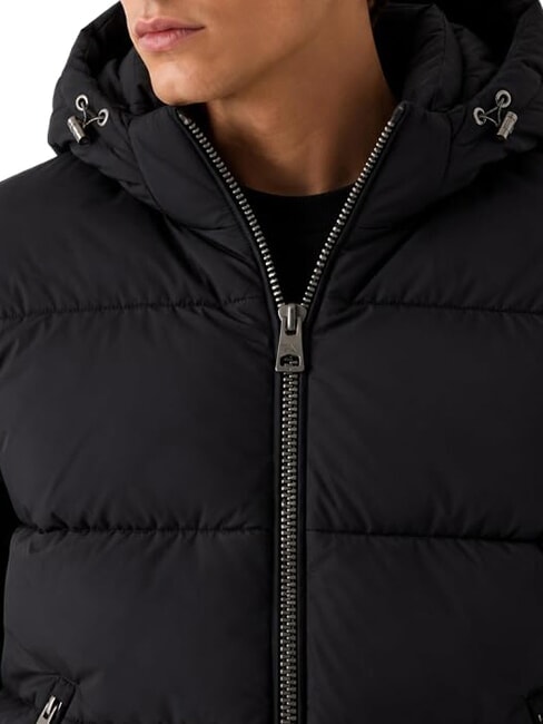 STRETCH PUFFA Chaqueta de plumas con capucha jetbla - Chaquetas de plumas para hombre