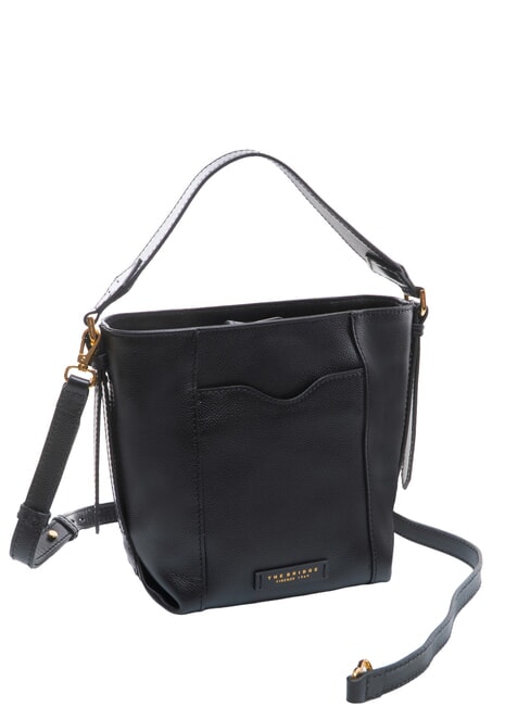 GEMMA Bolso de hombro con correa para el hombro. Oro negro - Bolsos Mujer